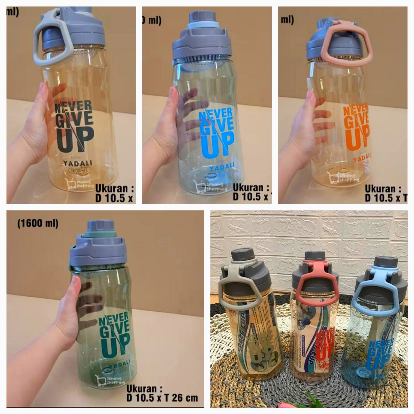 Botol never 1.6 liter