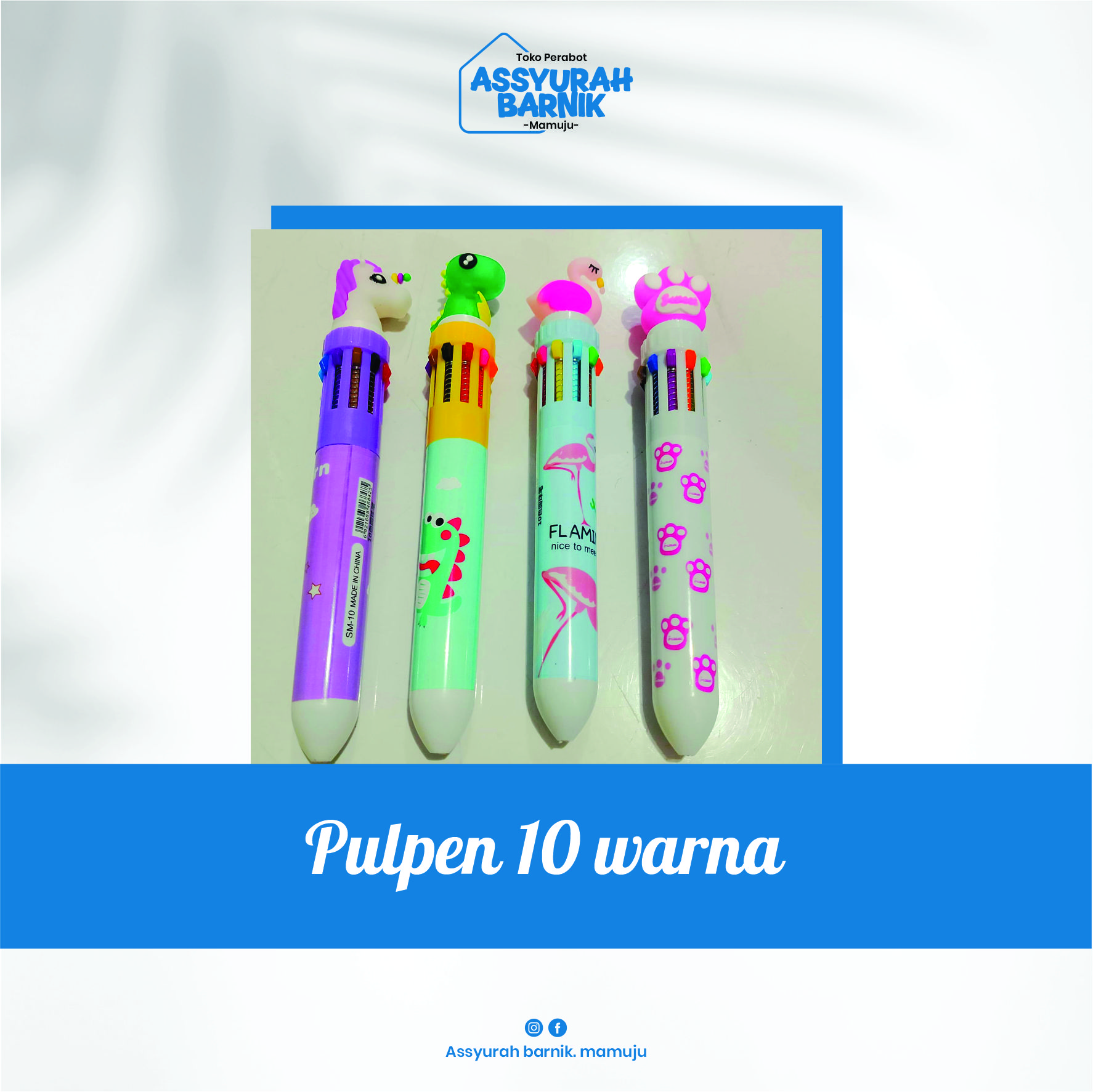 Pulpen 10 warna