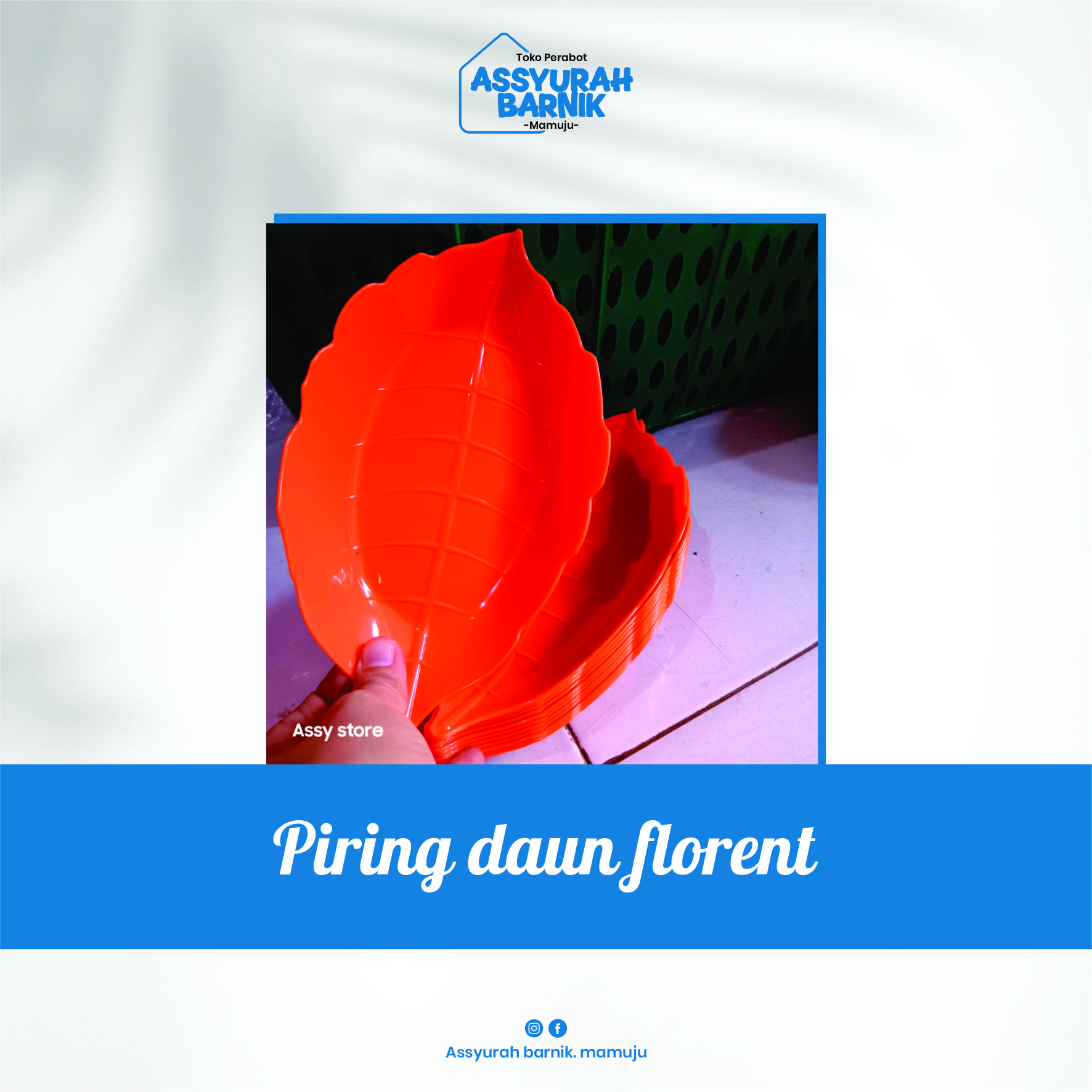 Piring daun florent @lusin