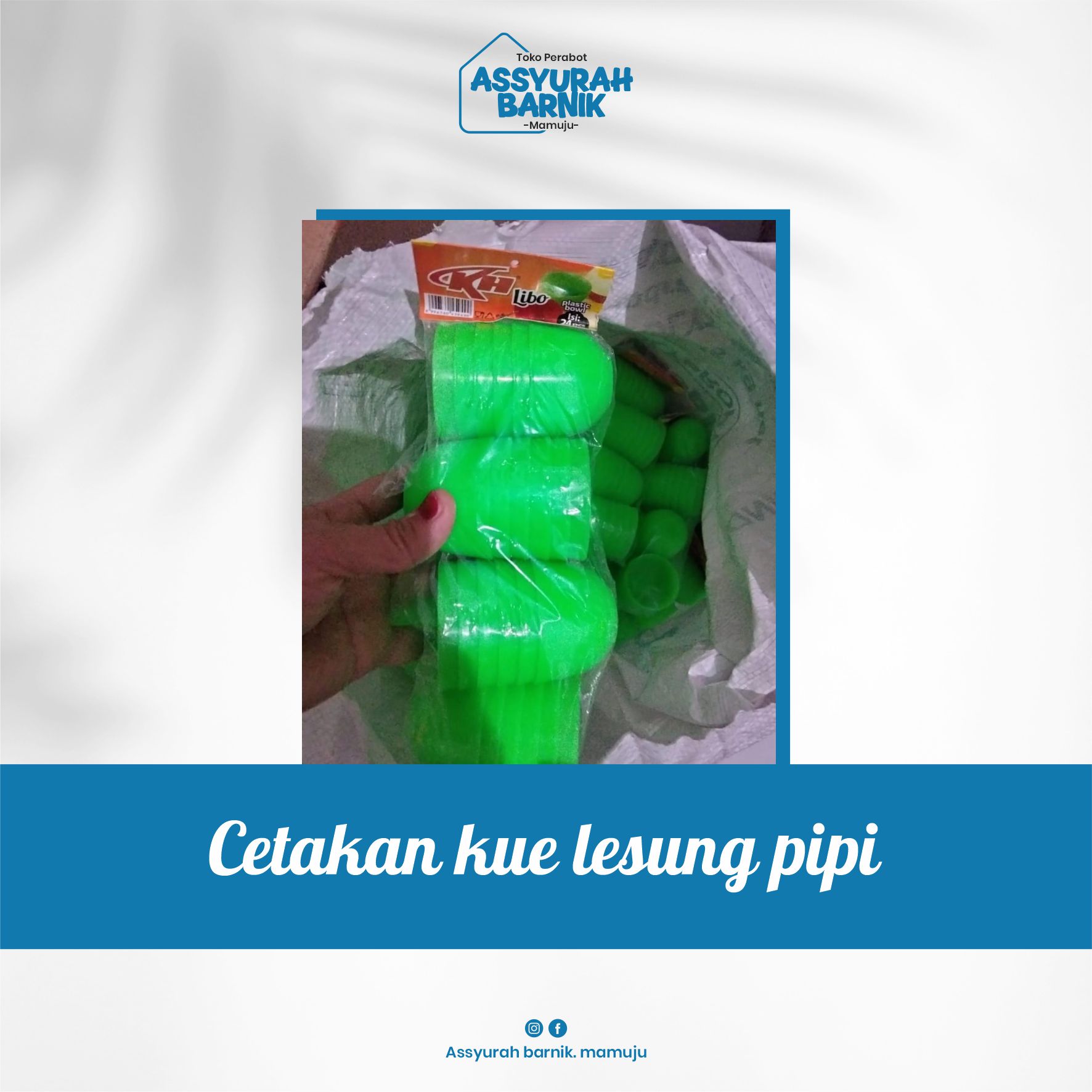 Cetakan kue lesung pipi