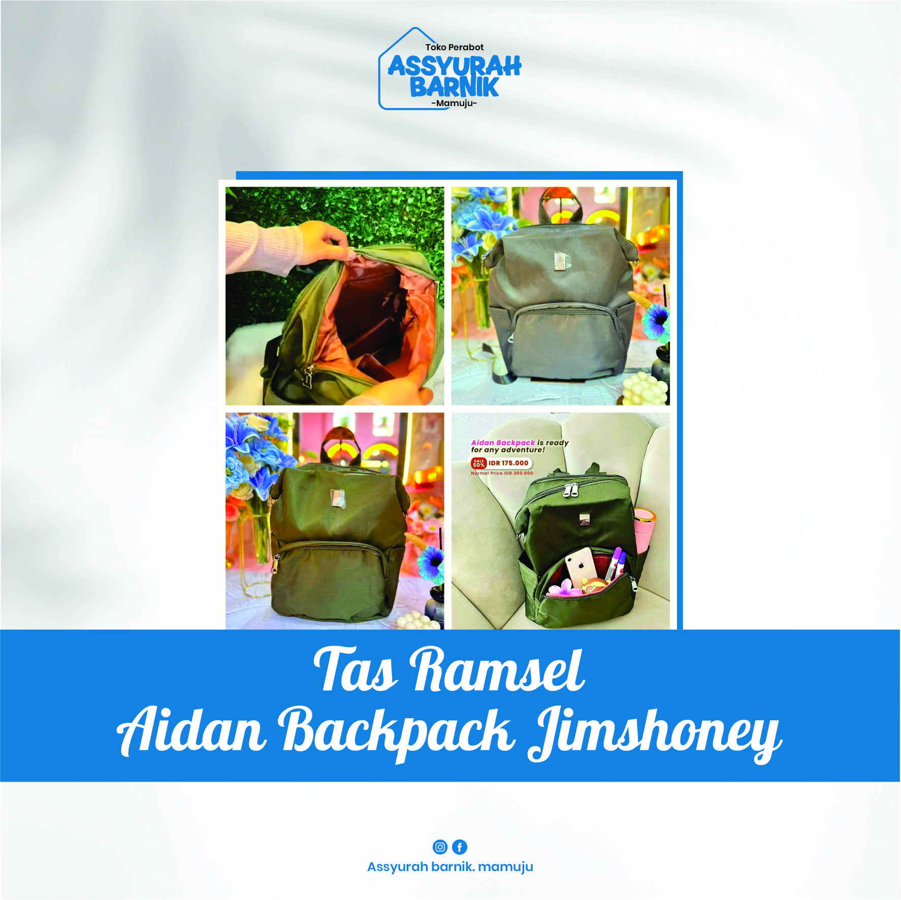 Tas ramsel  AIDAN BACKPACK jimshoney