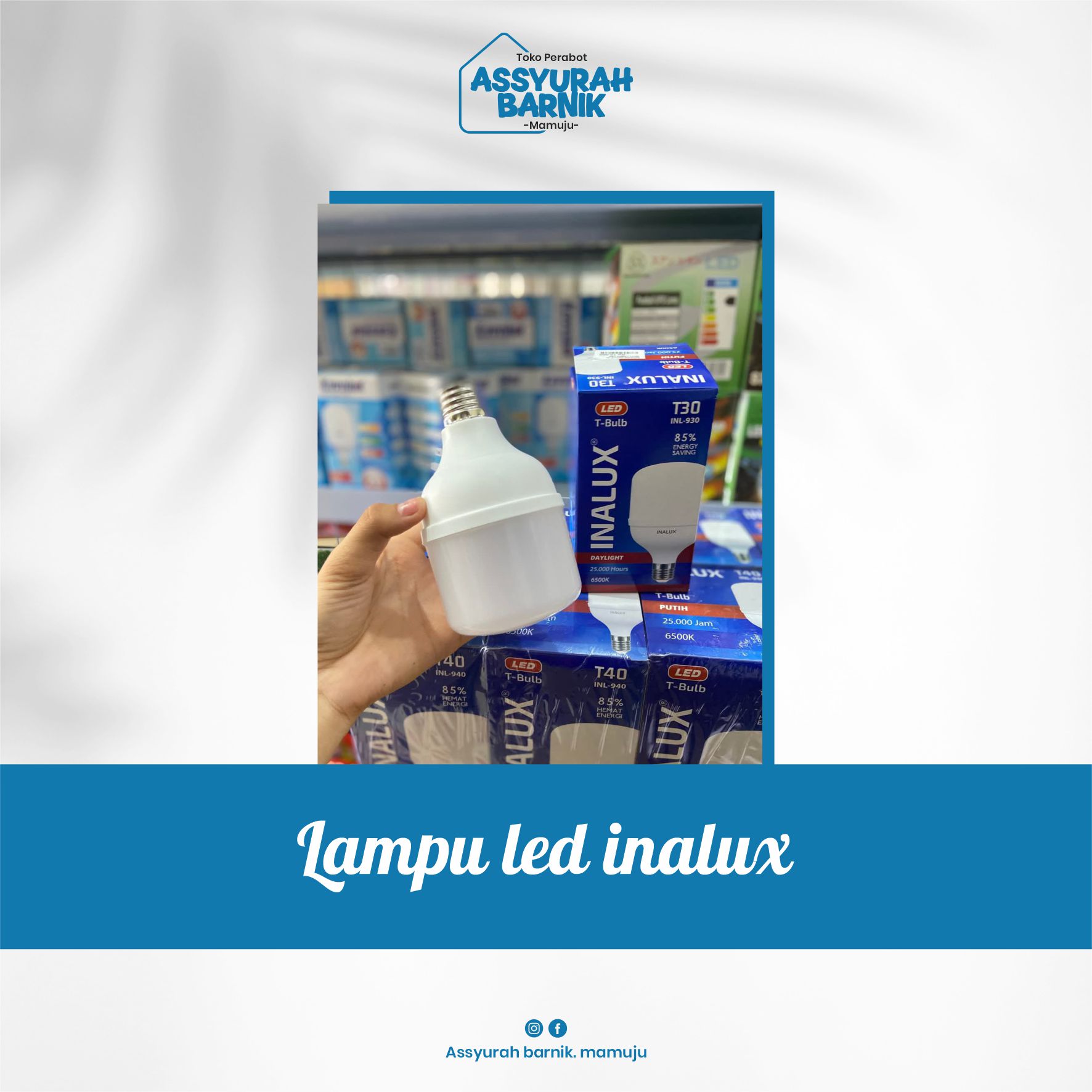 Lampu led inalux 5 watt