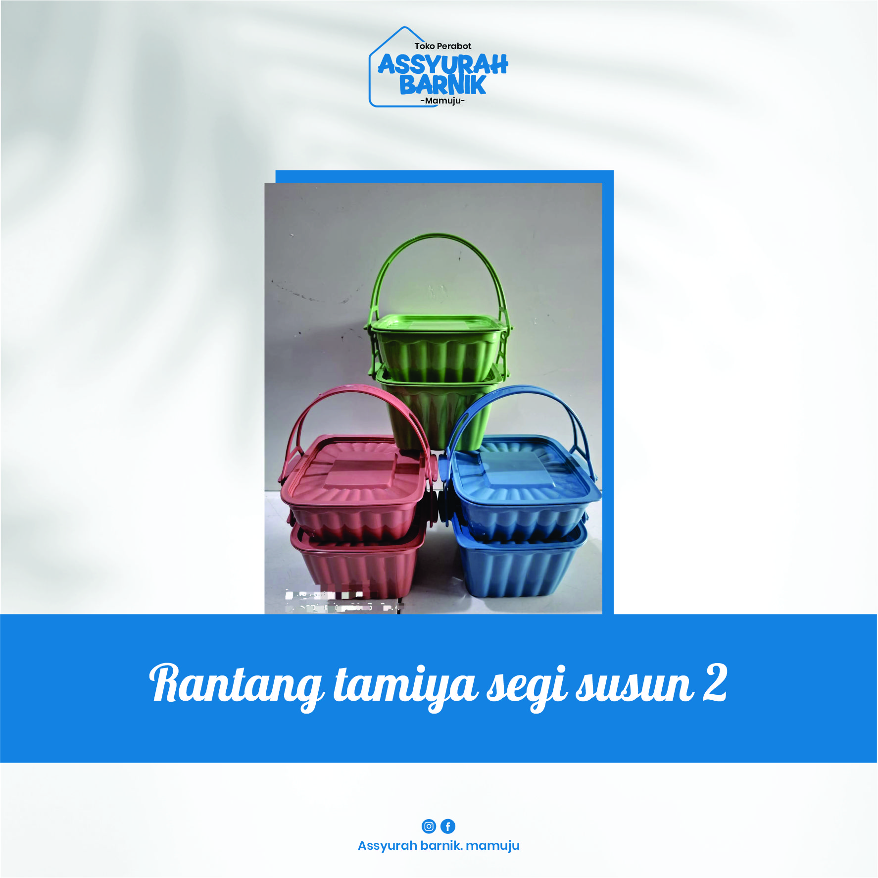 Rantang tamiya segi susun 2