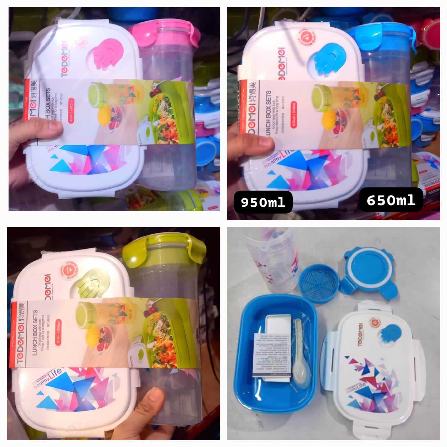 Kotak bekal set botol minum premium