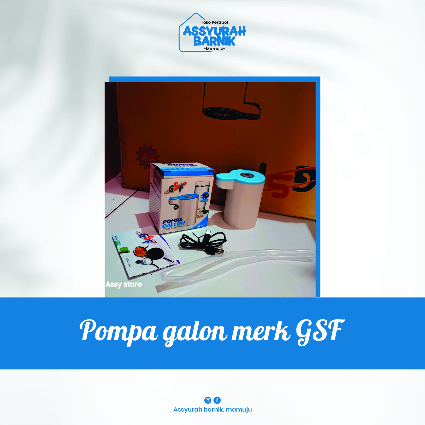 Pompa galon merk GSF