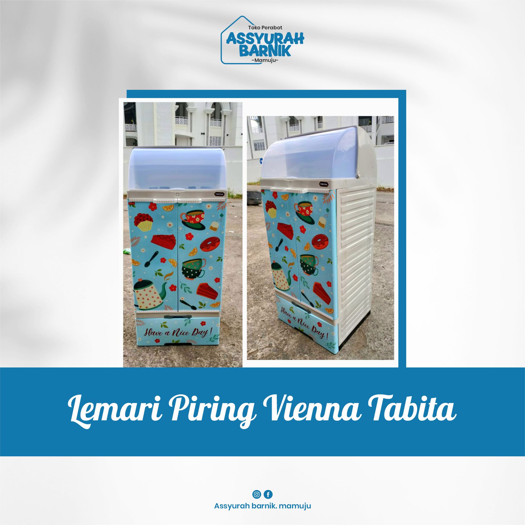 Lemari piring VIENNA TABITA 4 susun