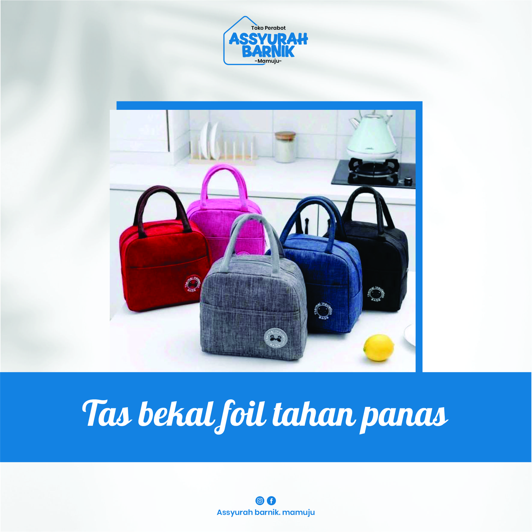 Tas bekal foil tahan panas