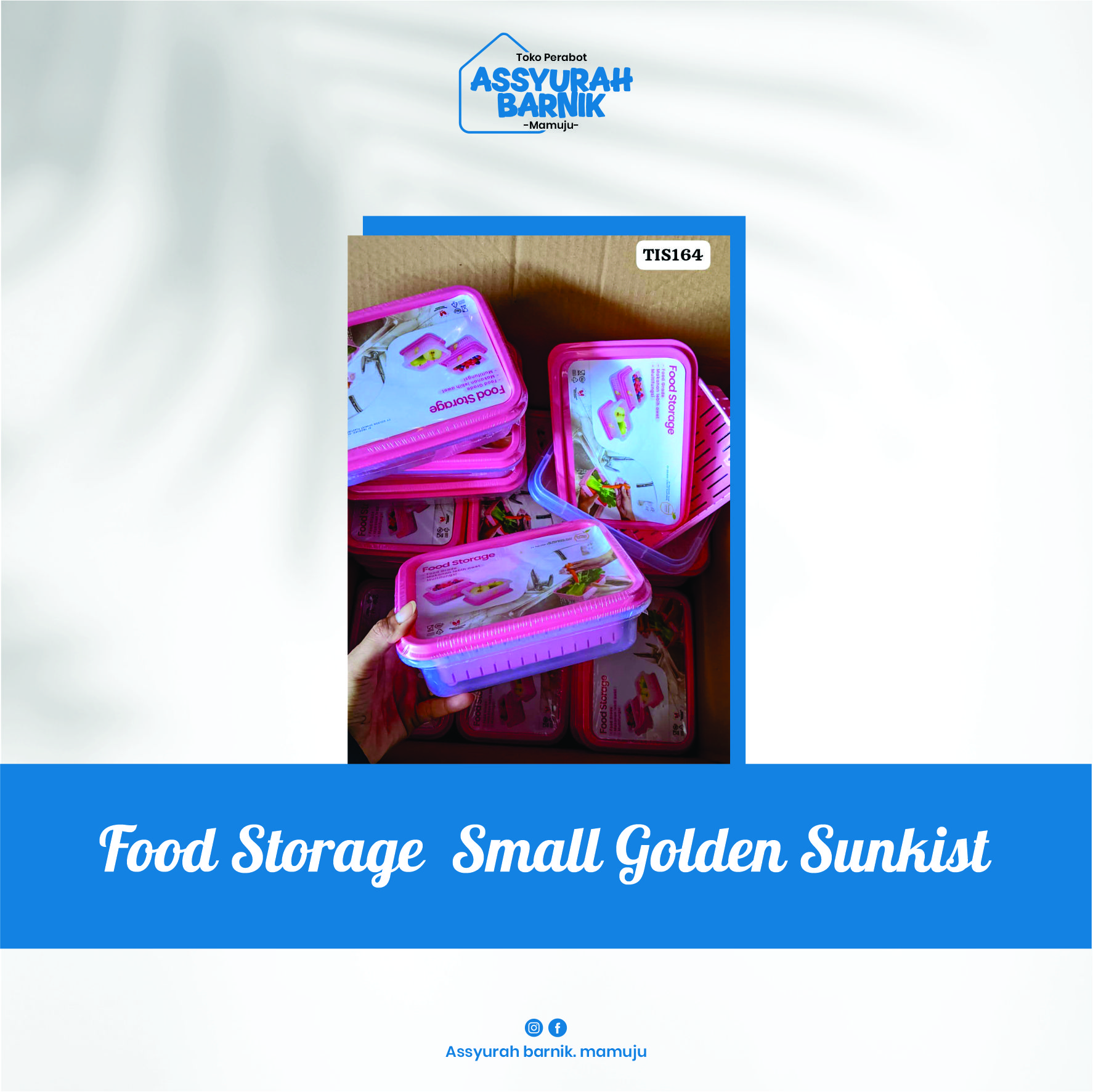 FOOD STORAGE small Golden Sunkist