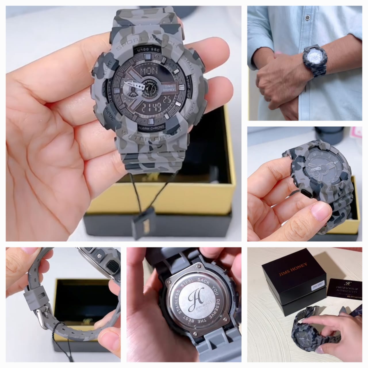 Jam tangan sporty jims honey 