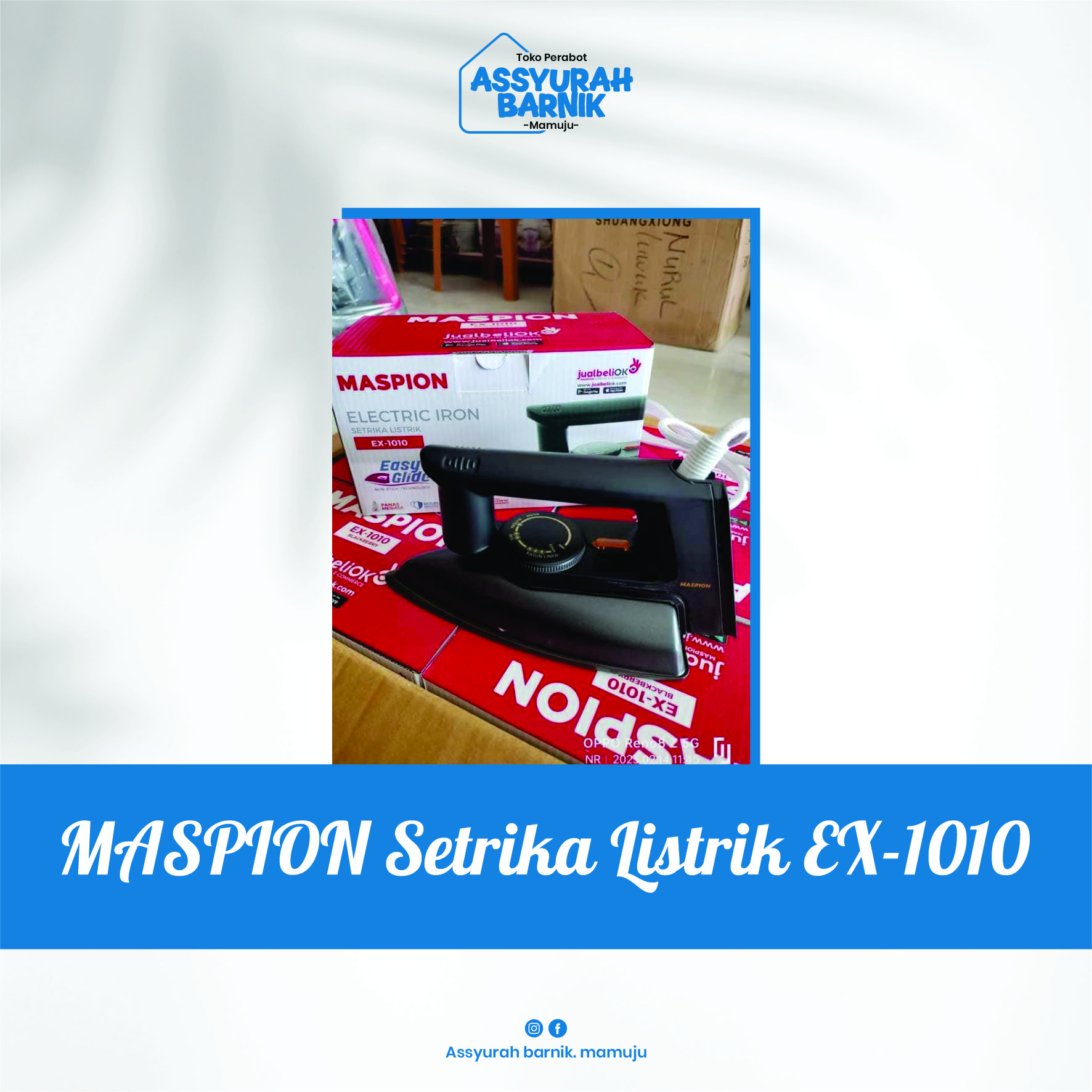 MASPION Setrika Listrik EX-1010