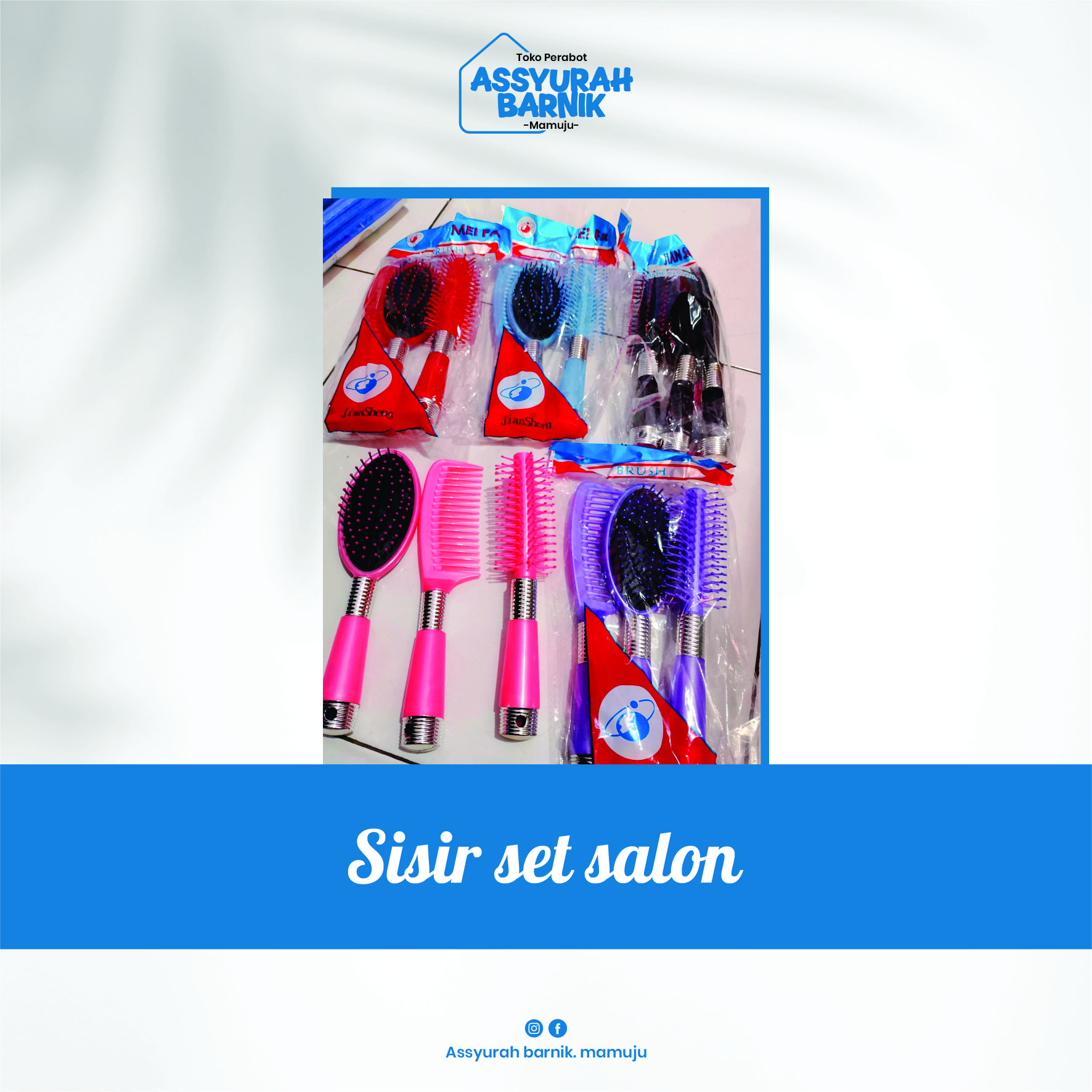 Sisir set salon ukuran besar