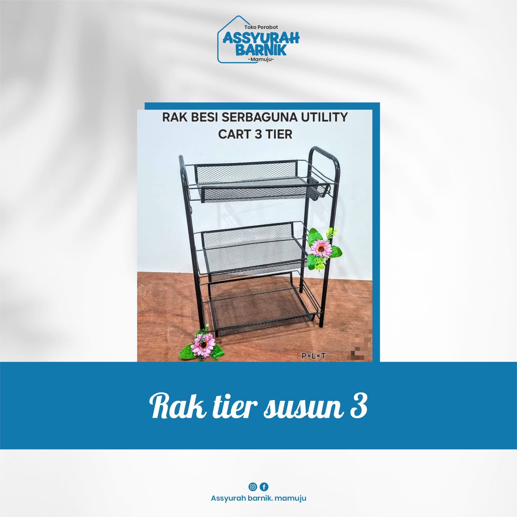 Rak tier susun 3