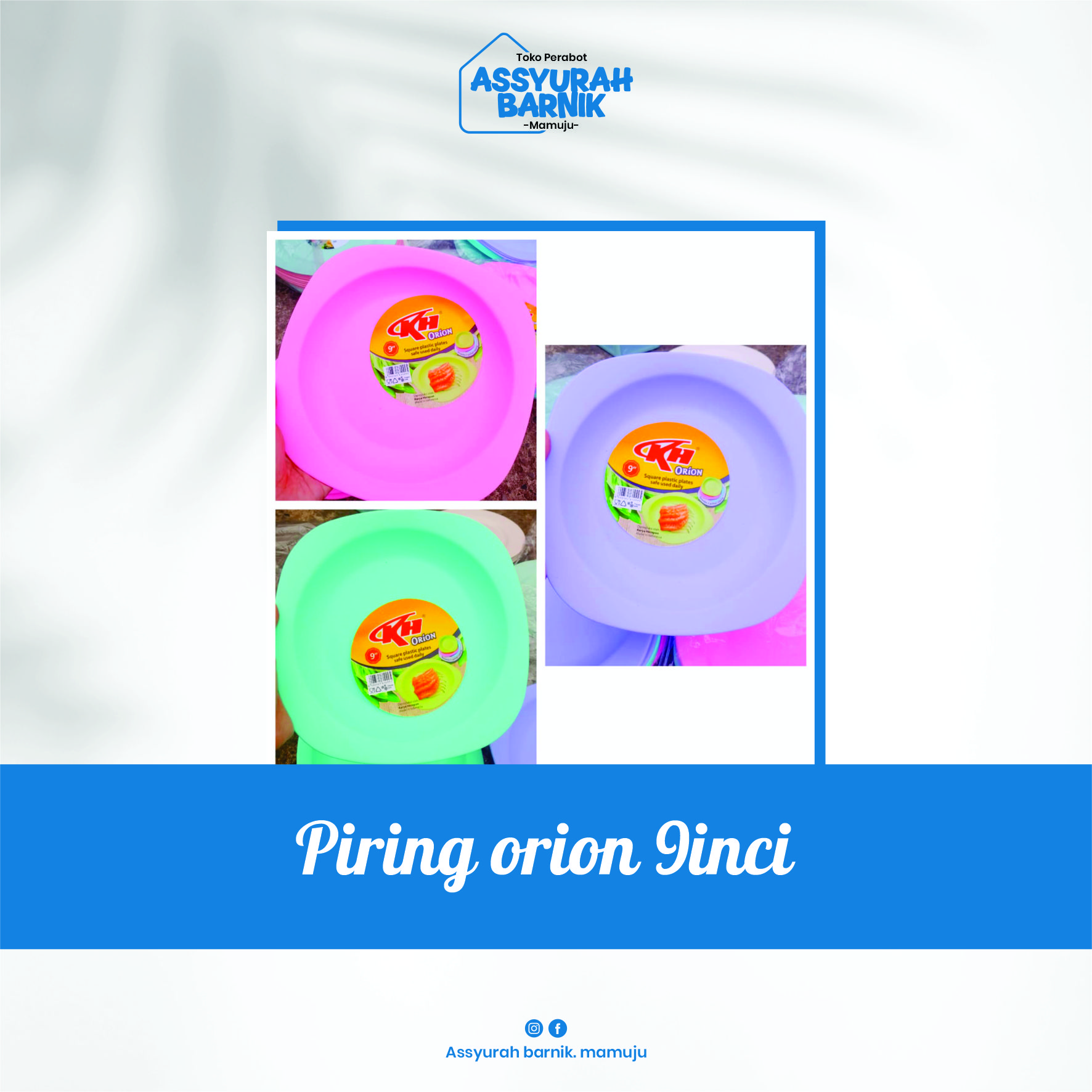 Piring orion 9 inci