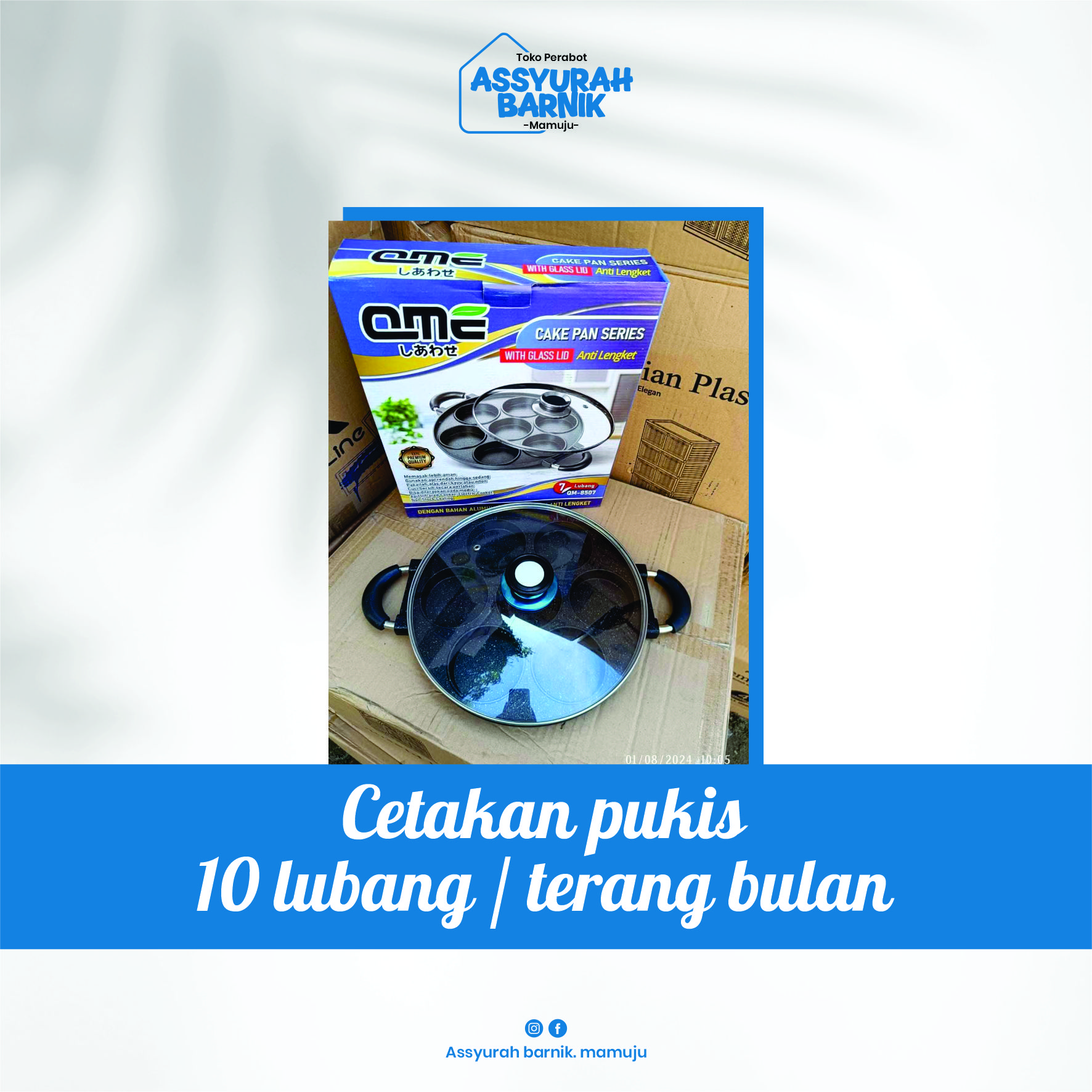 Cetakan 7 lubang Ome