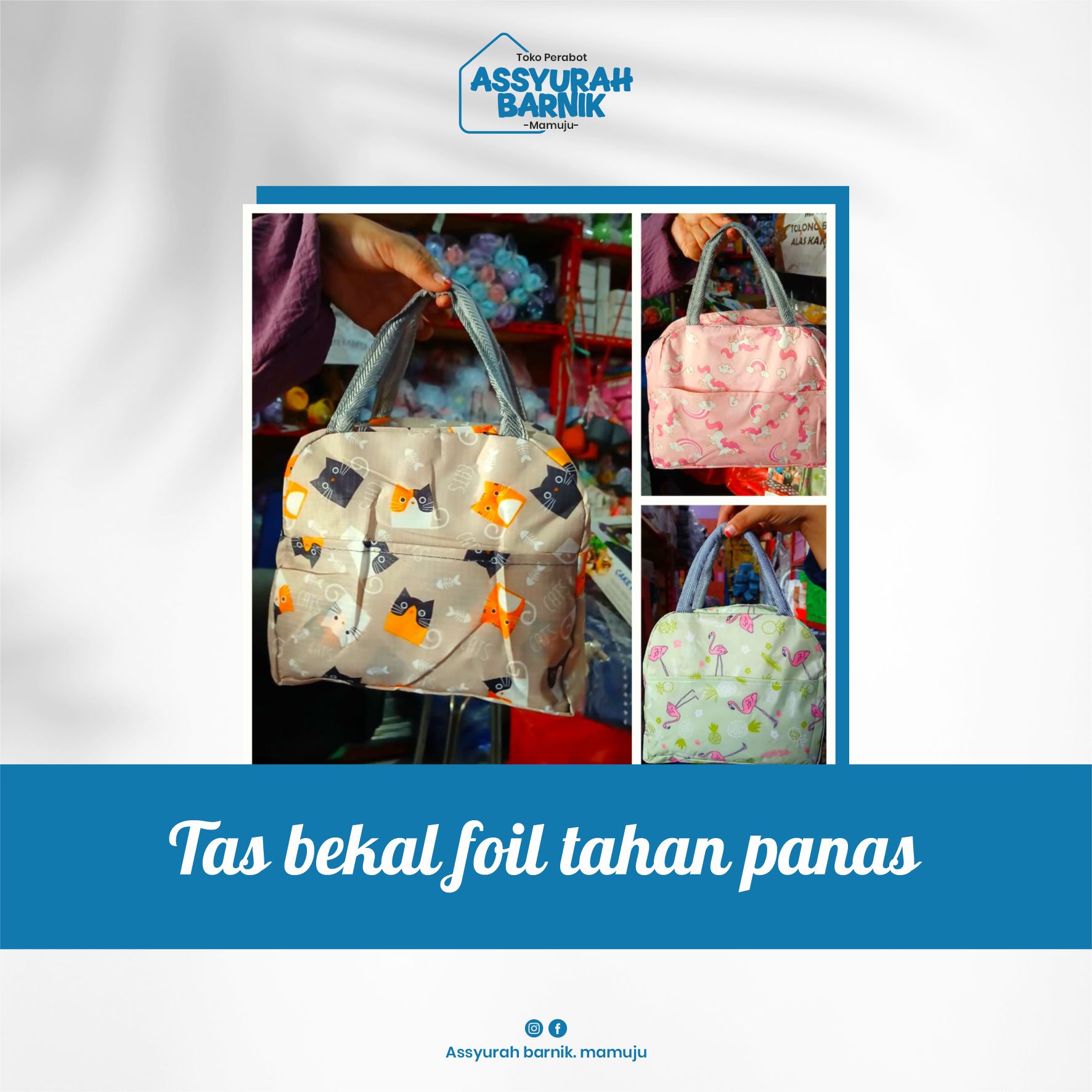Tas bekal foil tahan panas