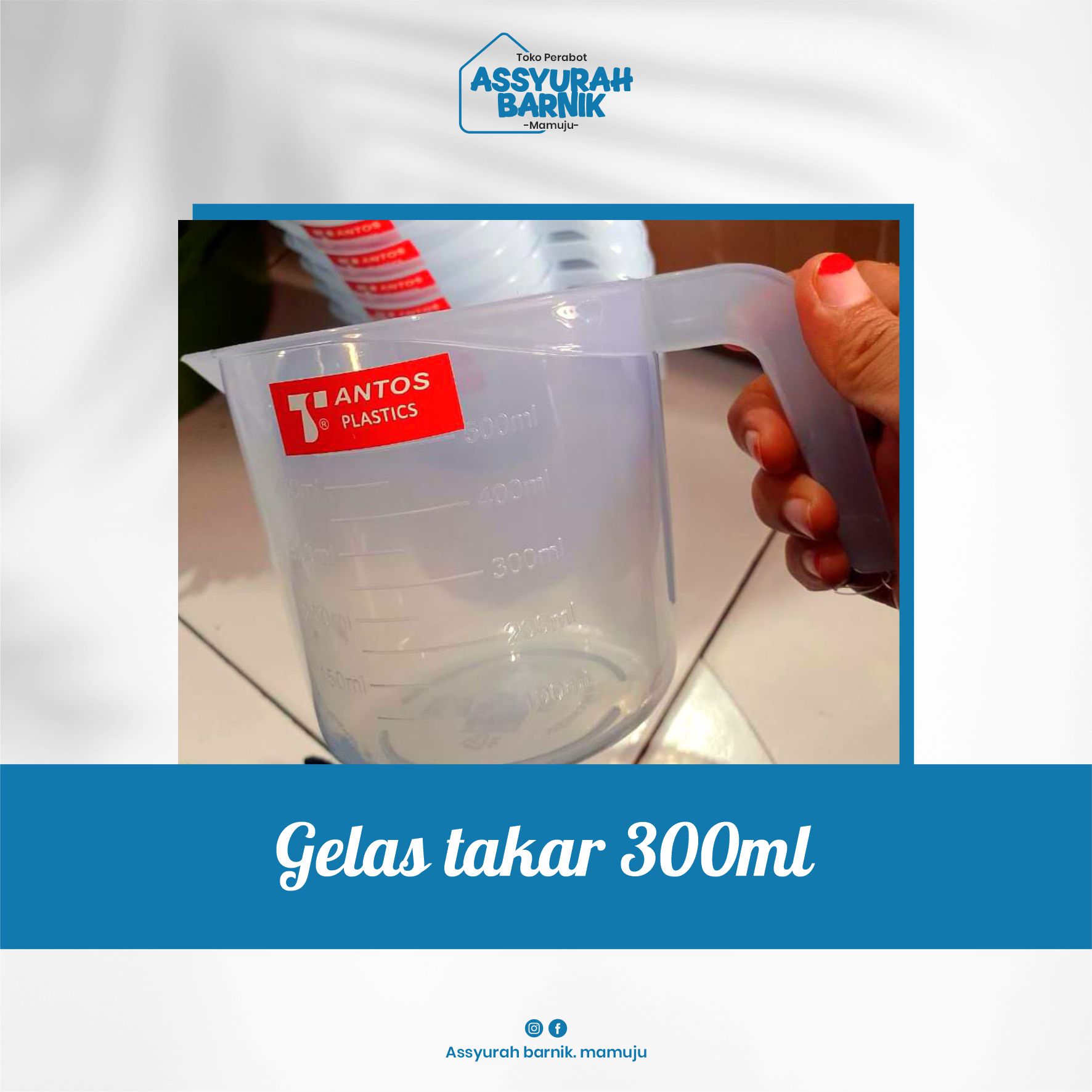 Gelas takar 300ml corong