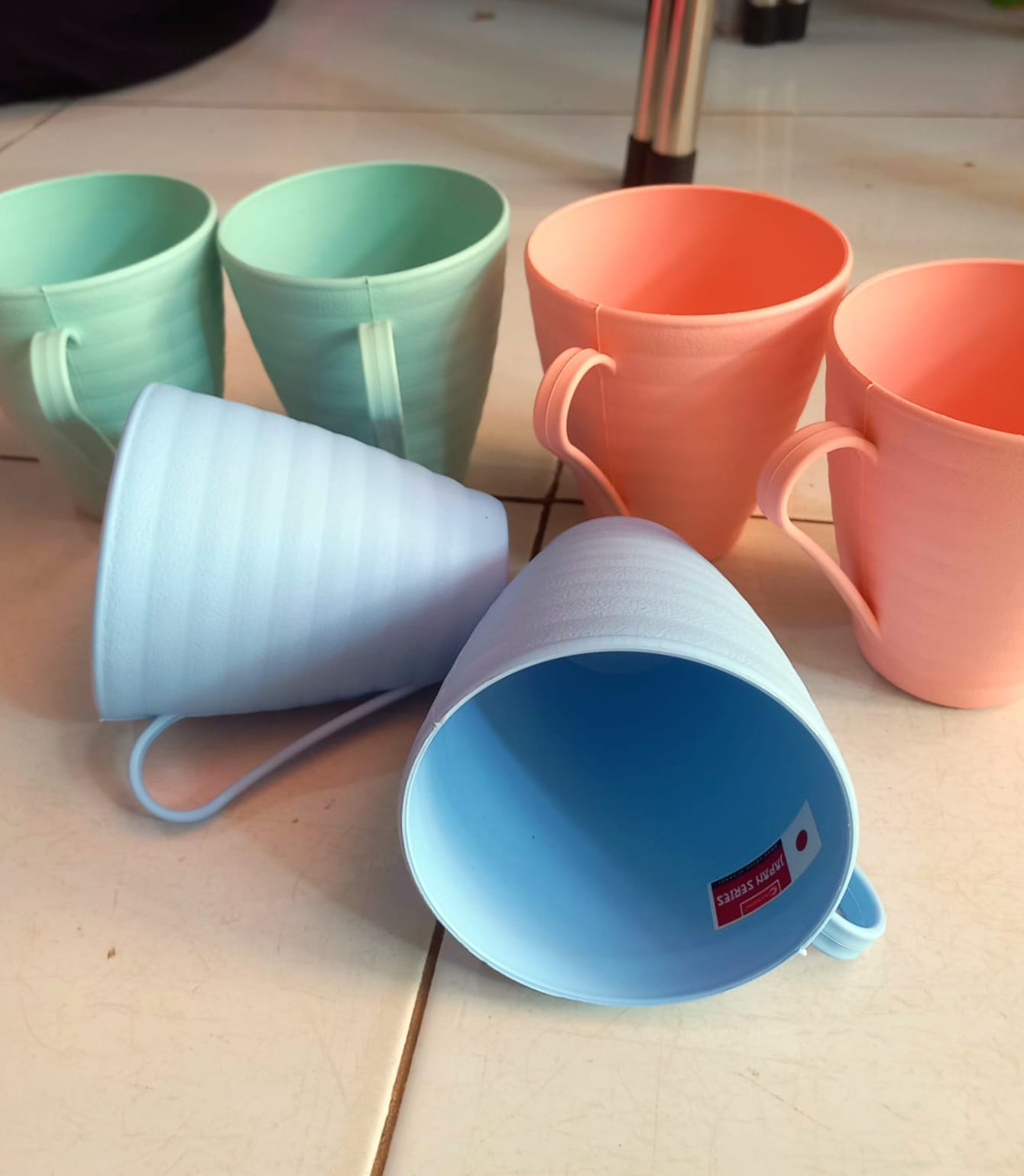 Gelas gagang jalan 6pcs