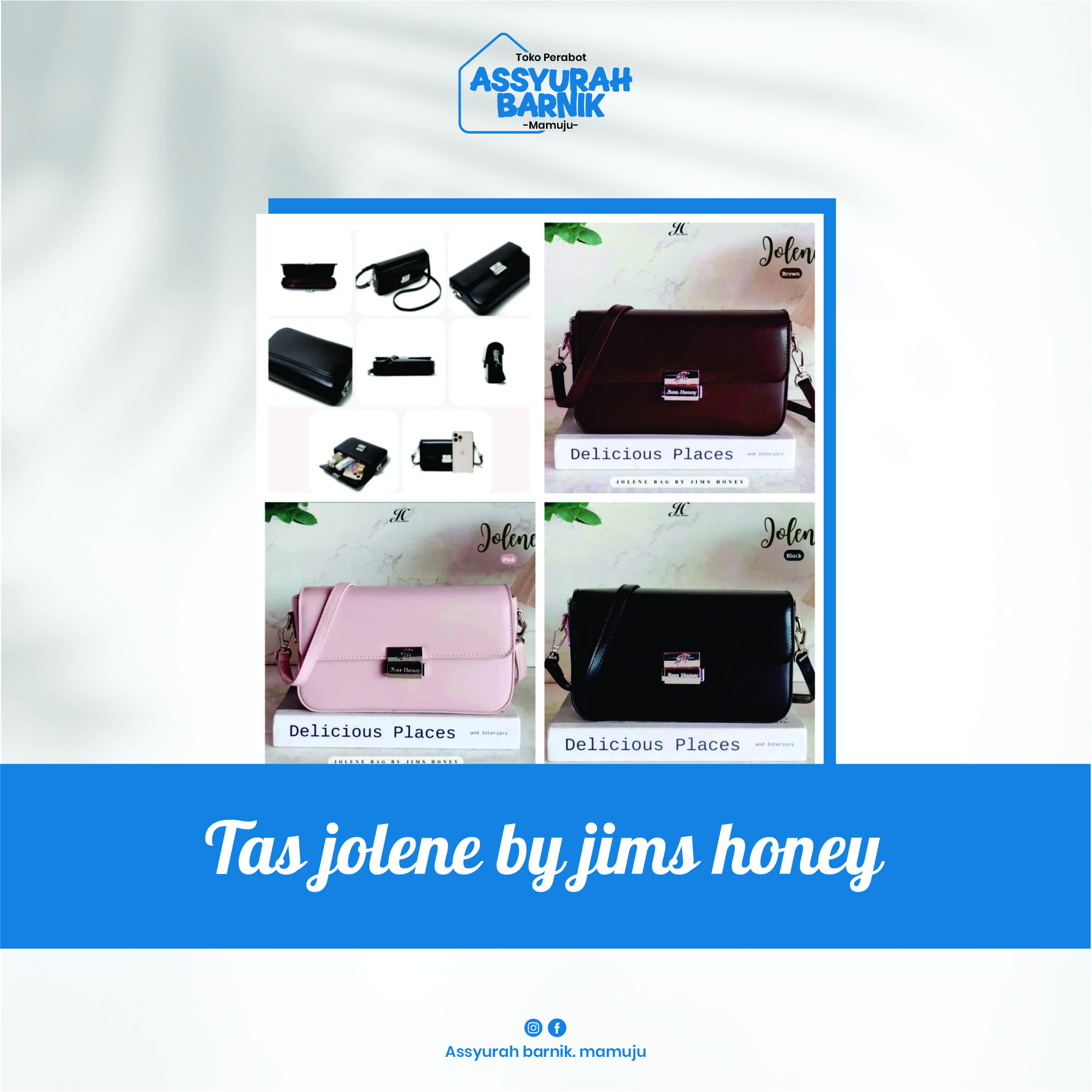 Tas jolene by jims honey PINK