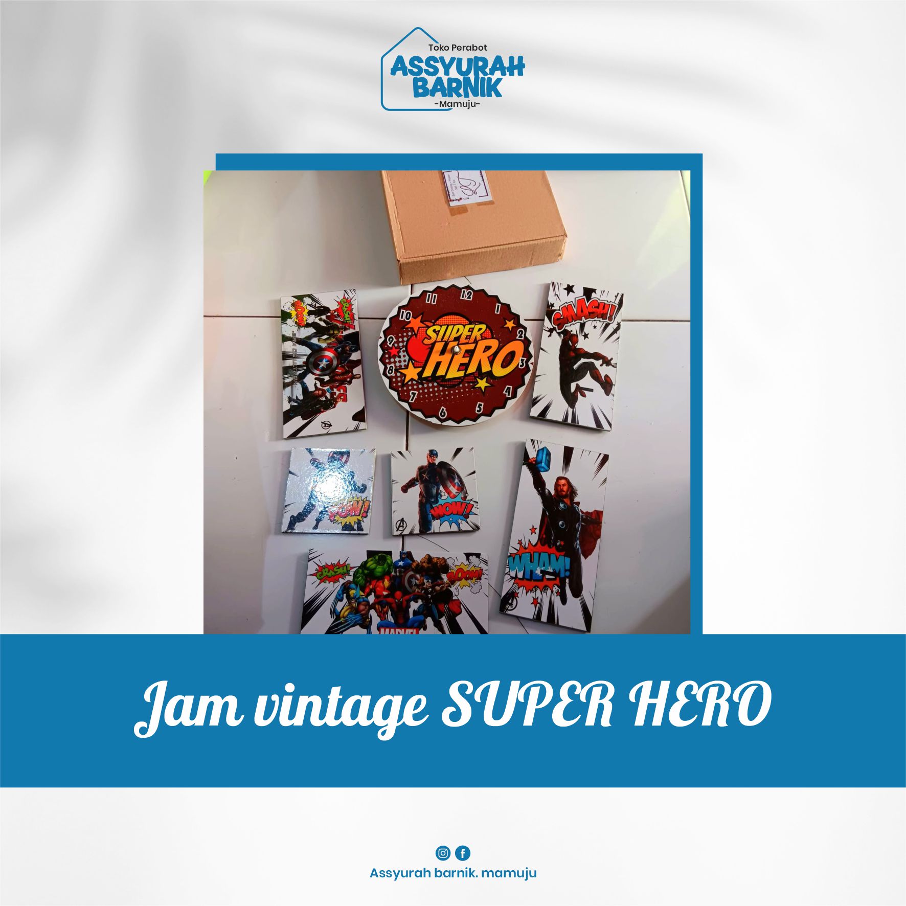 Jam vintage SUPER HERO