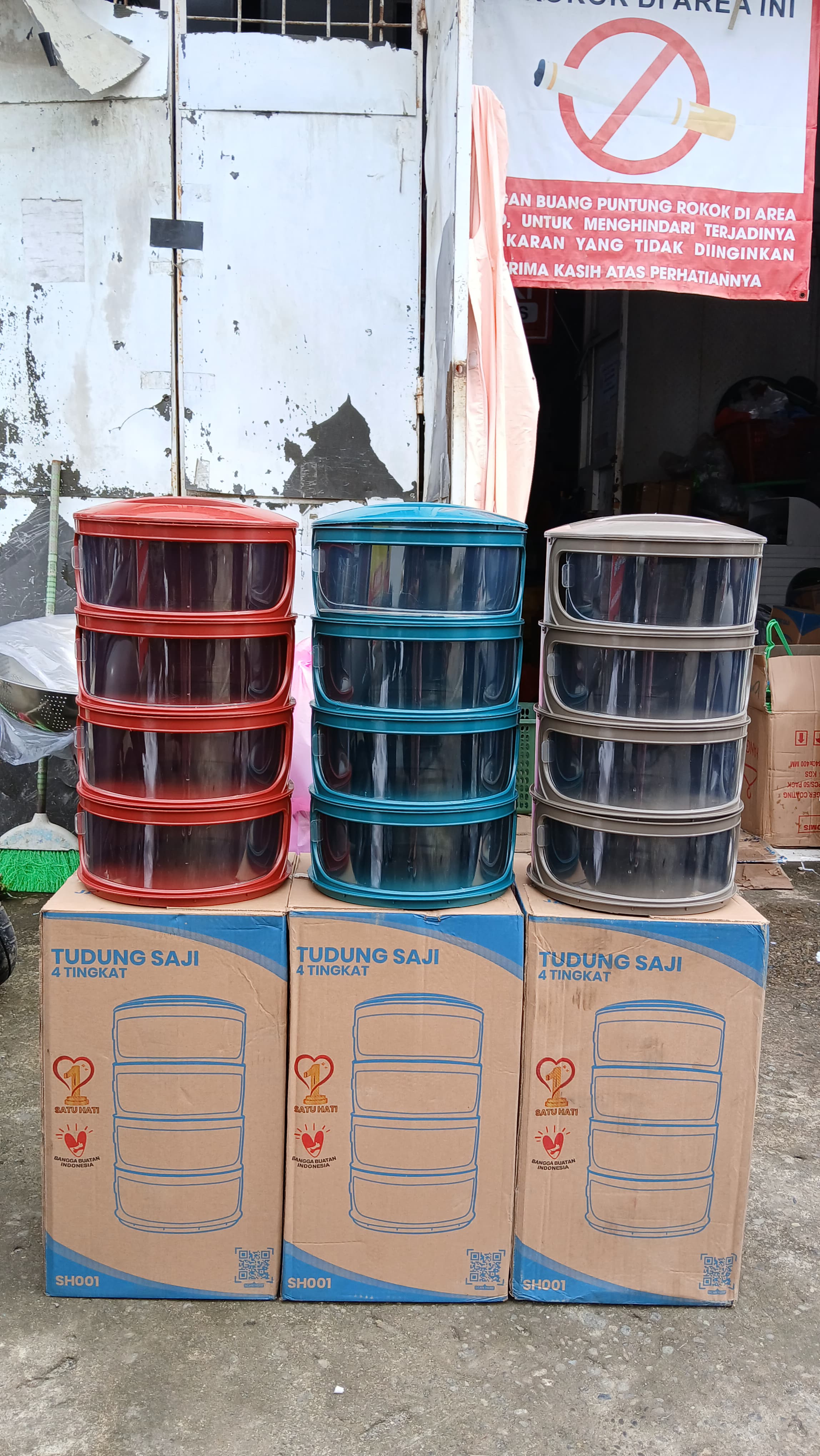 Tudung saji sudah rakit dos tinggi